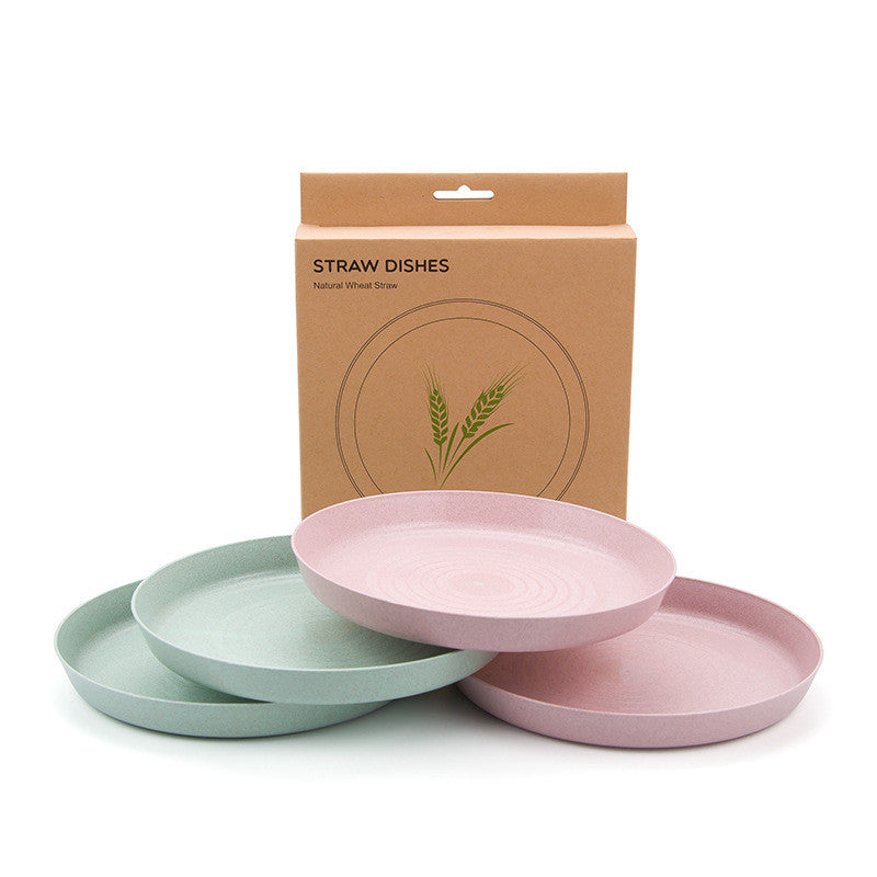 Wheat Straw Cutlery Set, Cups, Dishes, Forks, Spoons, Drop-Proof Dishes Wholesale Maisonore