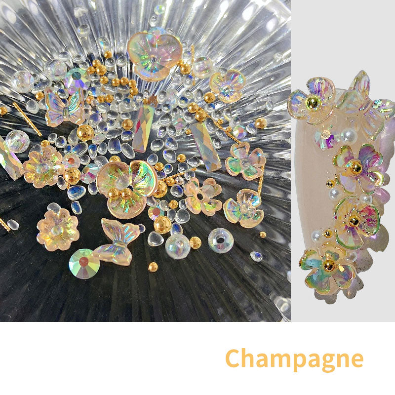 Flower Butterfly Nail Maisonore