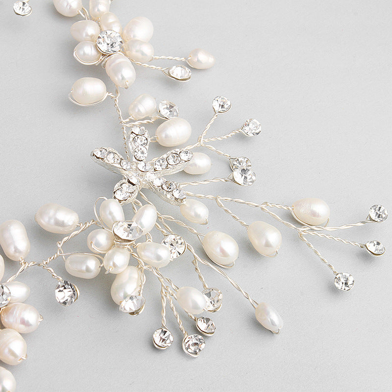 Pearl necklace and earring set Maisonore