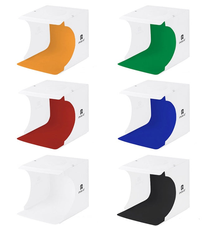 2 LED panels mini folding portable studio Maisonore