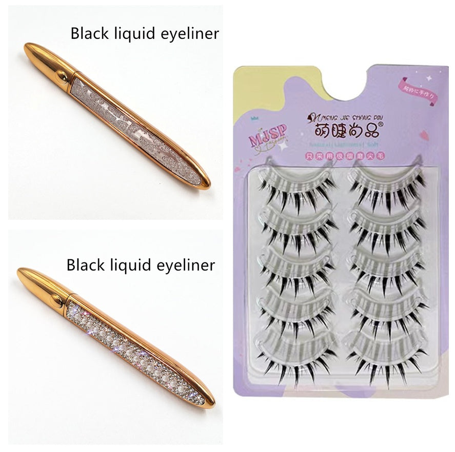 False Eyelashes Self-adhesive Eyeliner Multicolor Maisonore