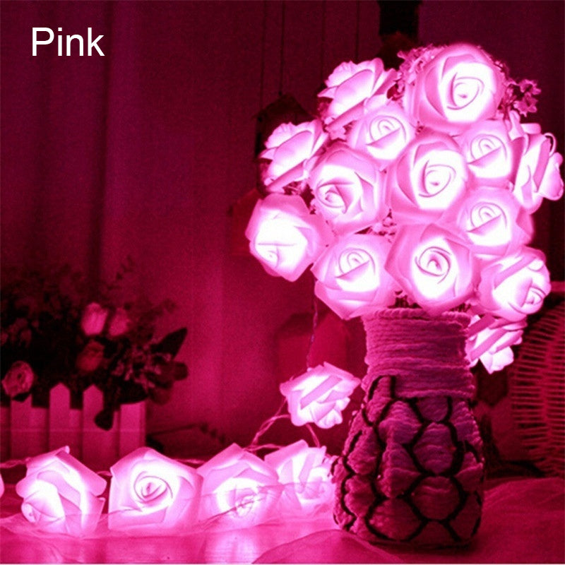 Lights Battery Powered Romantic Floral Lamp Wedding Valentines Day Maisonore