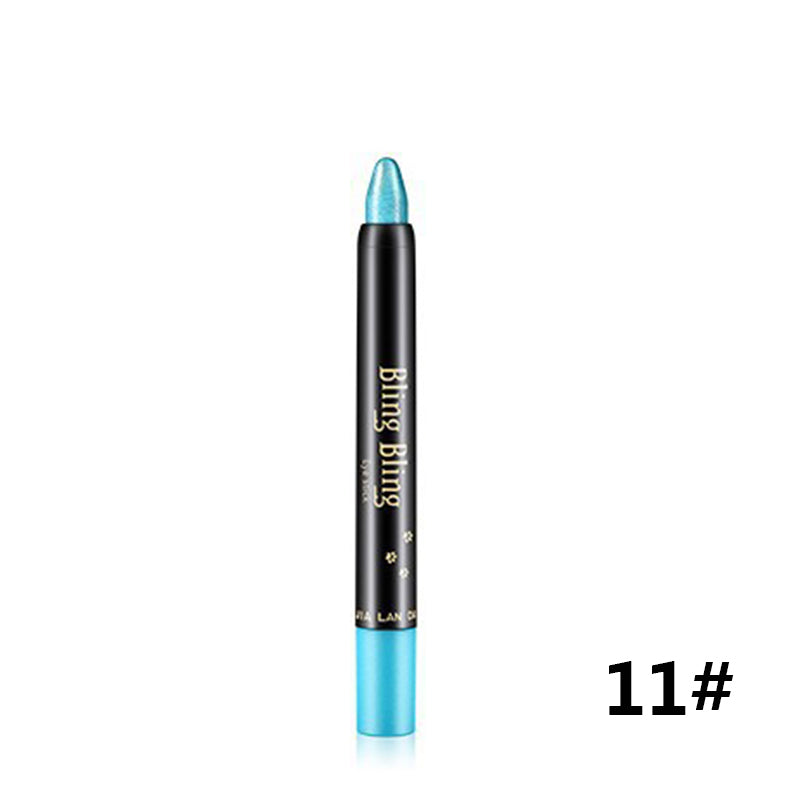 Pearlescent Silkworm Eyeshadow Pen Lasting Waterproof And Not Blooming Shiny Pearlescent Gel Pen 15 Color Eye Shadow Pen Maisonore