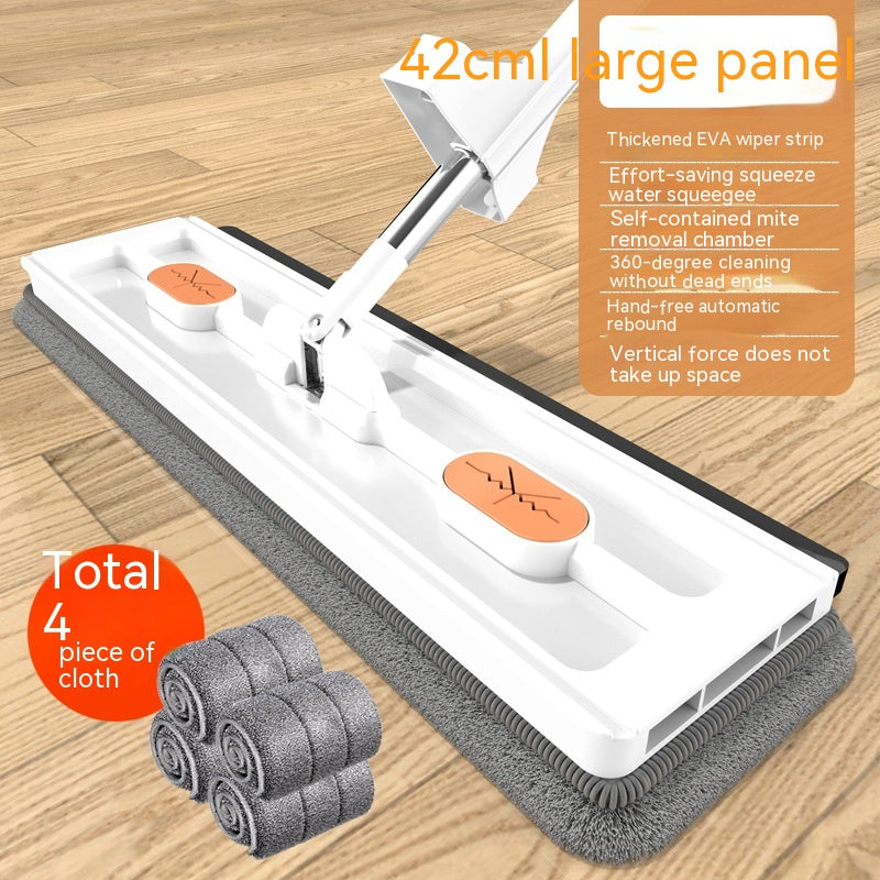 New Style Large Flat Mop 360 Rotating Mop Suitable Various Types Flooring Strong Water Absorption For Home Cleaning Floors maisonore