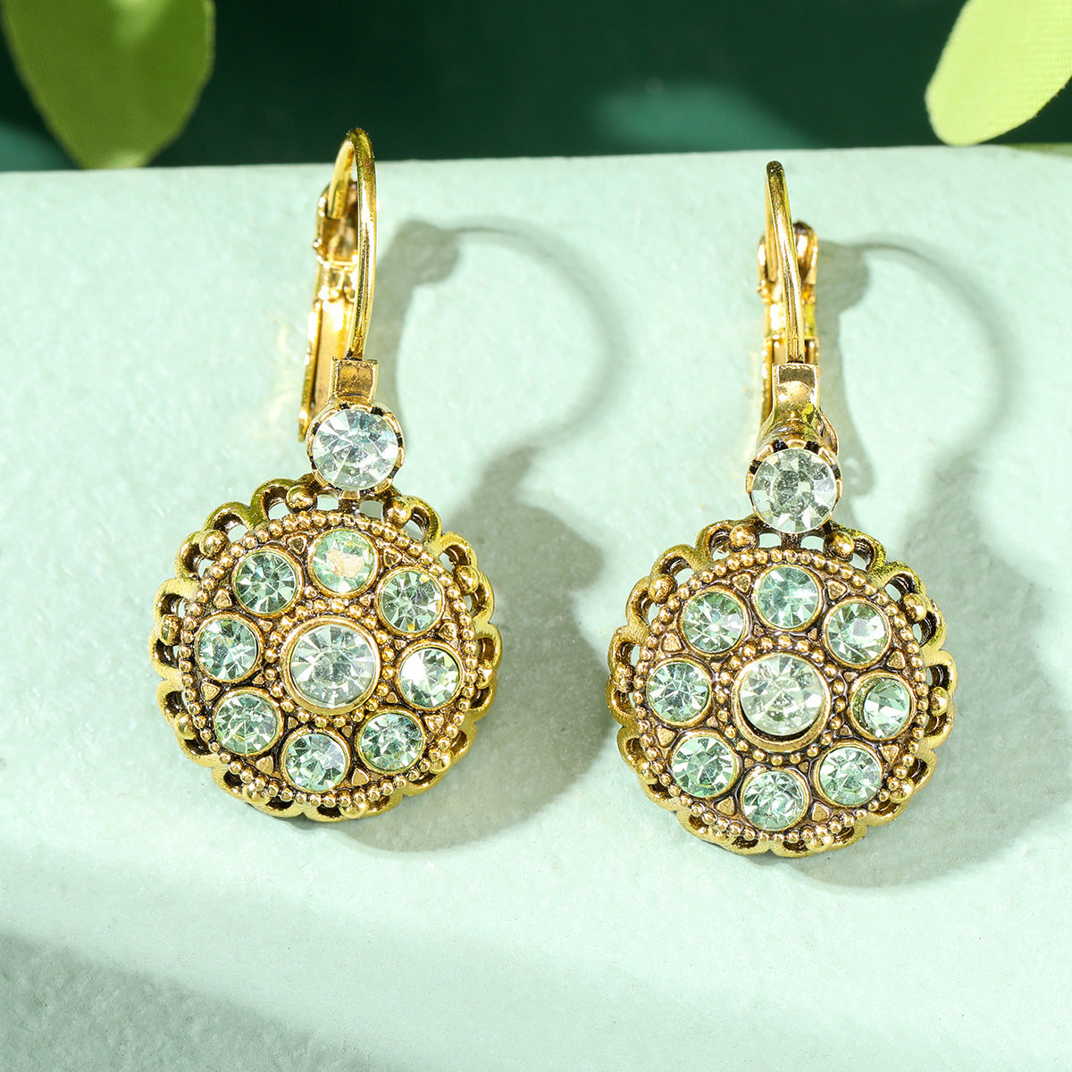 Luxury Gemstone Earrings Fashion Gift For Ladies Maisonore