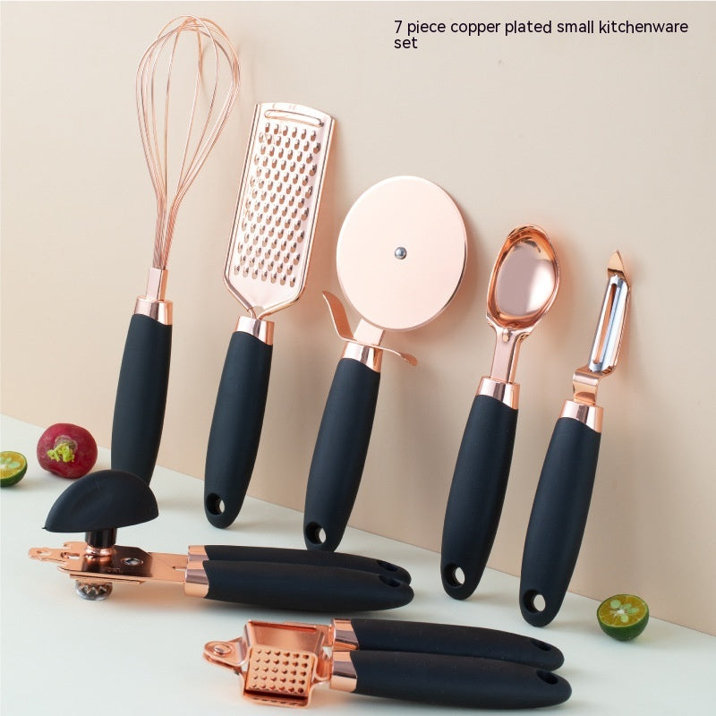 Kitchen Household Peeler Gadget Copper Plating Set Maisonore