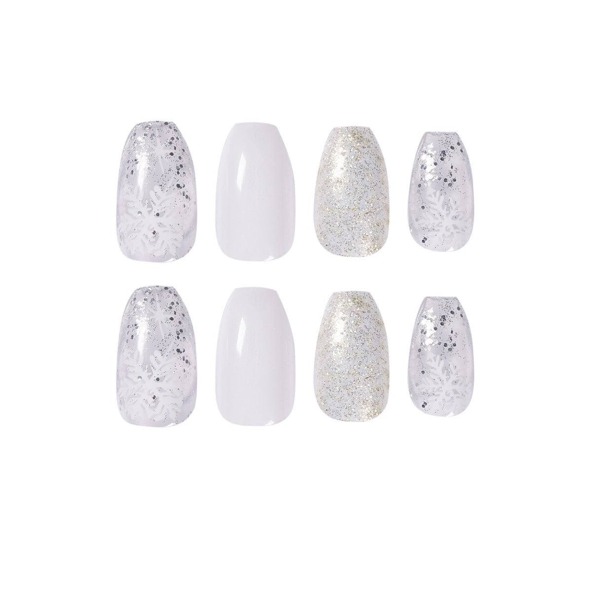 Ice Glitter Short Ballet Foreign Trade Section Wears Nail Art Maisonore