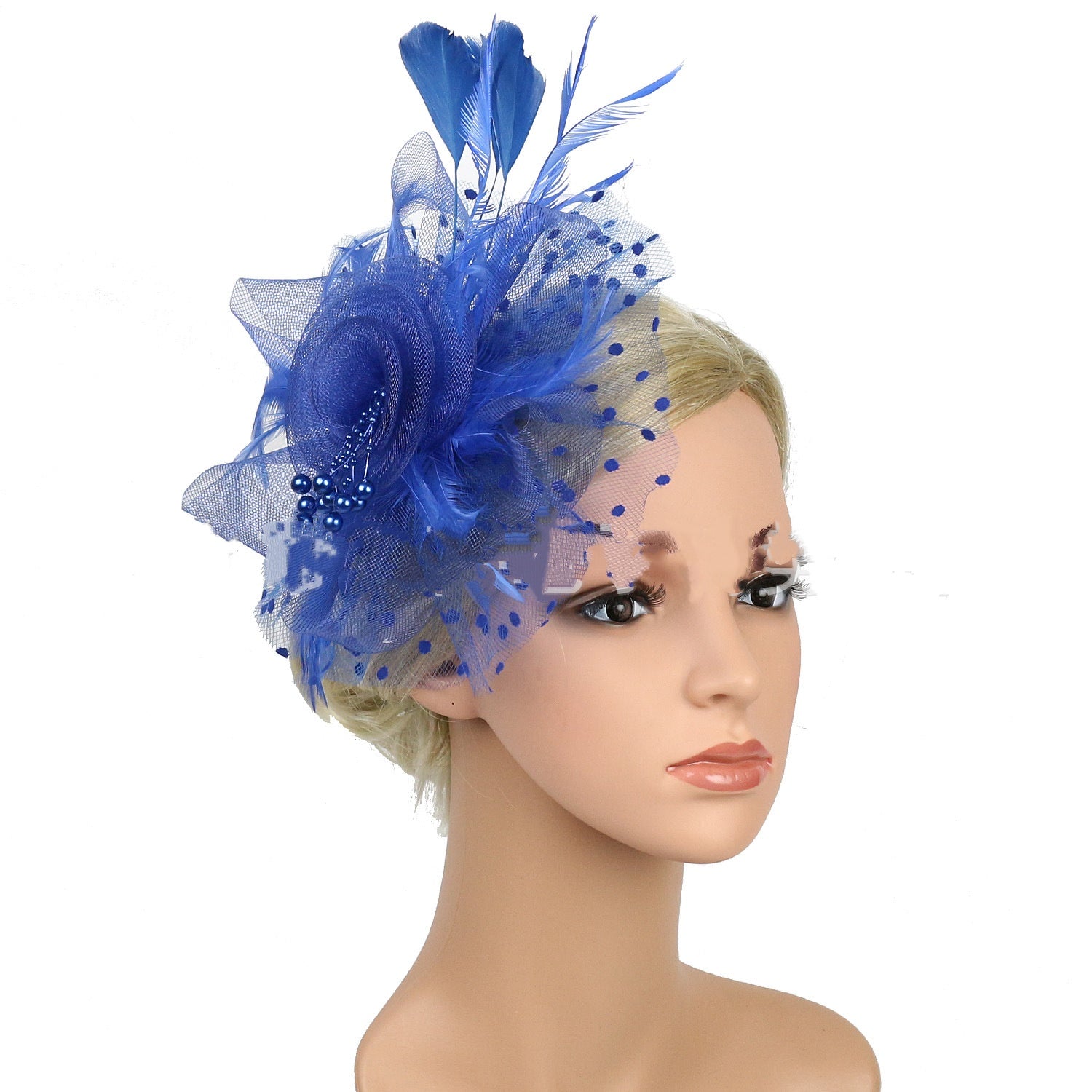 Headwear Bridal Hair Accessories Mesh Billycock Headband Maisonore