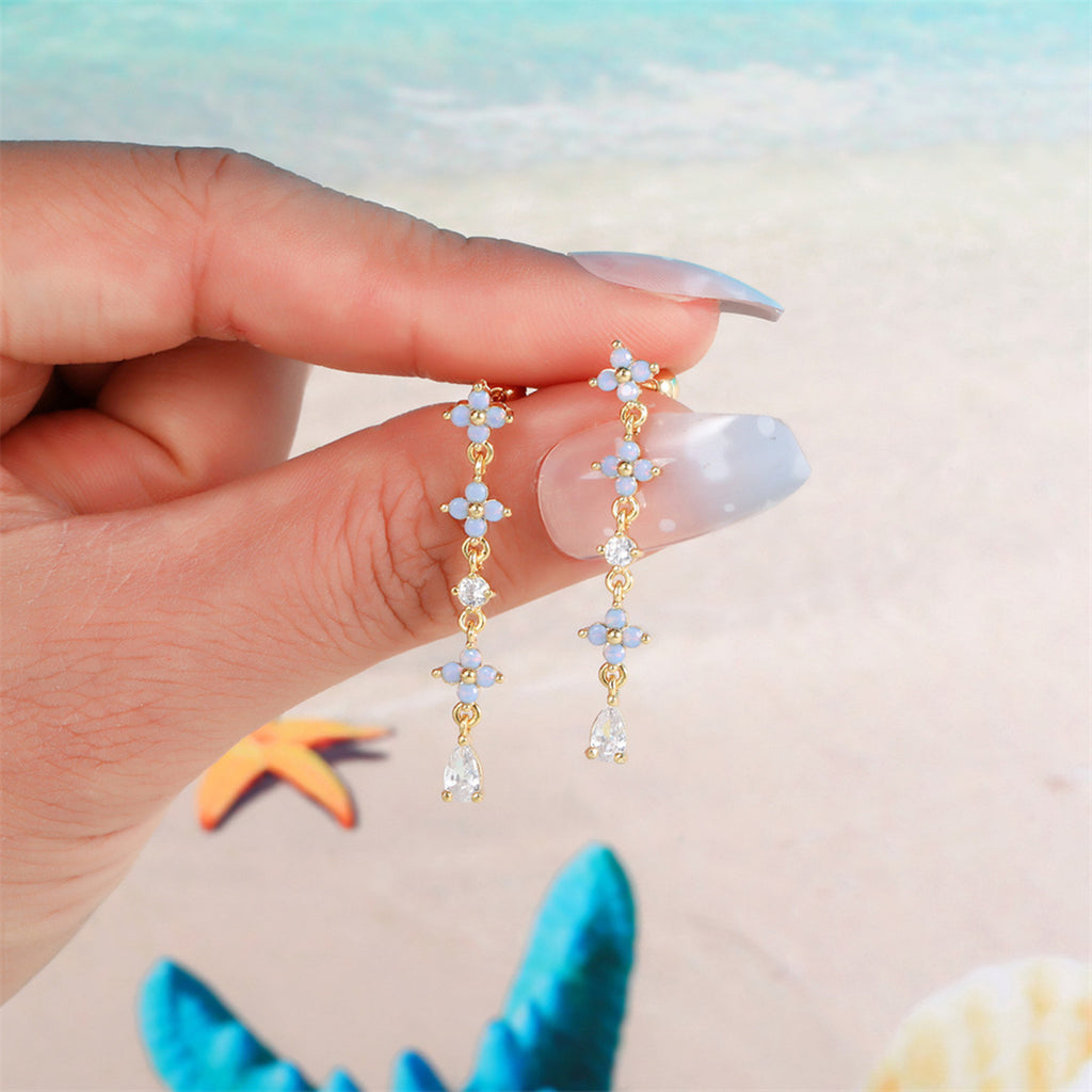 Korean-style Tassel Flower Screw Ball Ear Cartilage Piercing Maisonore