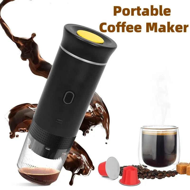 Electric Grinder Coffee Travel Handy 3 In1 Espresso Portable Coffee Espresso Maker Machine Cafe Portable Capsule Coffee Machine Kitchen Gadgets Maisonore