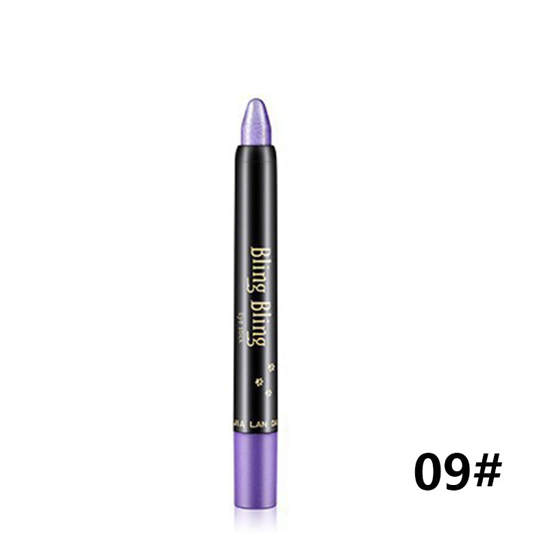 Pearlescent Silkworm Eyeshadow Pen Lasting Waterproof And Not Blooming Shiny Pearlescent Gel Pen 15 Color Eye Shadow Pen Maisonore