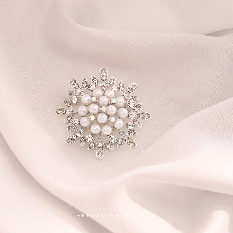 New Alloy Brooch High Sense Niche High-end Pin Coat Suit High-end All-match Corsage Maisonore