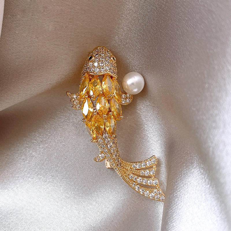 New Alloy Brooch High Sense Niche High-end Pin Coat Suit High-end All-match Corsage Maisonore