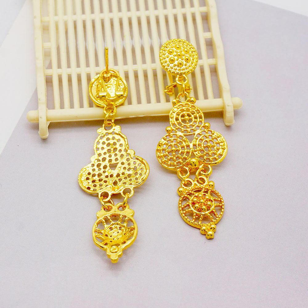 Dubai Luxury Women's Necklace Golden Set maisonore shop