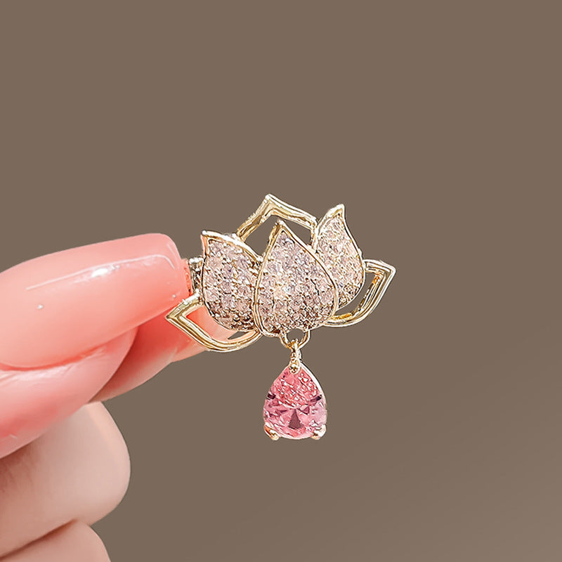New Alloy Brooch High Sense Niche High-end Pin Coat Suit High-end All-match Corsage Maisonore