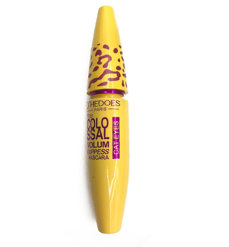 Growth Mascara Leopard-shaped Yellow Tube Thick Curling Waterproof Mascara Maisonore