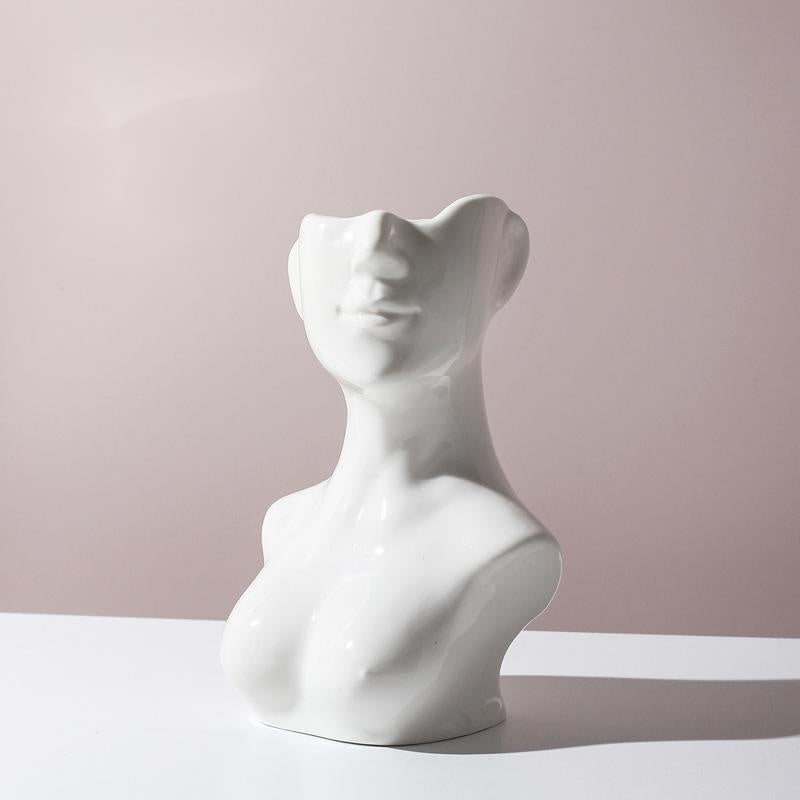 Human Body Shape Ceramic Vase maisonore shop