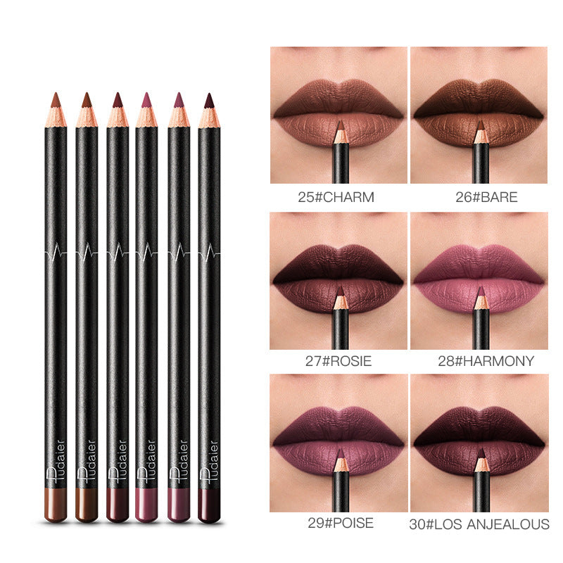 36 Color Lip Liner Waterproof Non-smudge Nude Color Maisonore