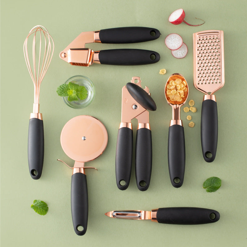 Kitchen Household Peeler Gadget Copper Plating Set Maisonore