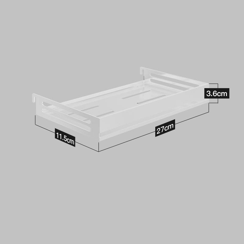 Stainless Steel Kitchen Wall Mounted Kitchen Storage Rack Hole Plate Maisonore