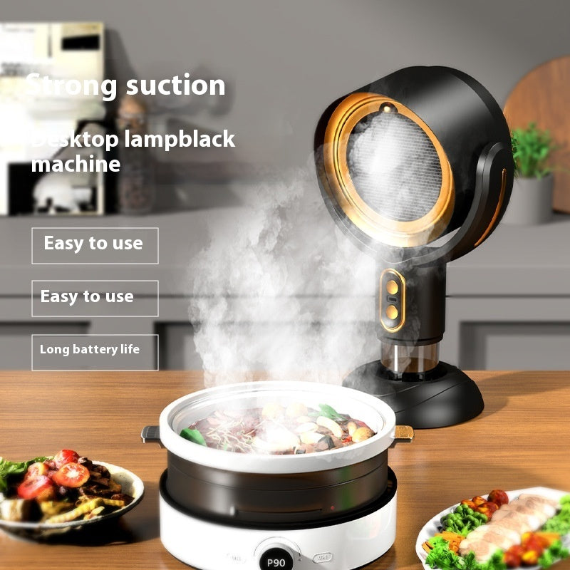 New Portable Desktop Range Hood Anion Smoke Removal Deodorant Sterilization Air Purification Maisonore