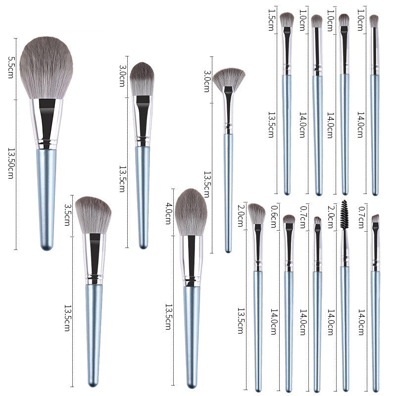 New 14 Piece Wooden Handle Makeup Brush Set Makeup Tools Makeup Maisonore