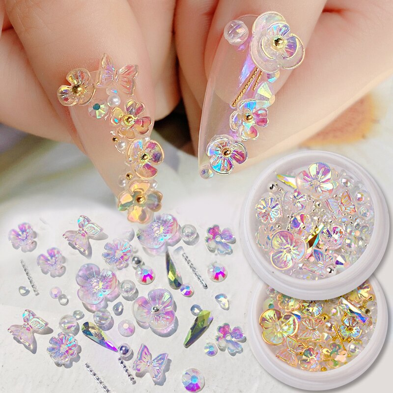 Flower Butterfly Nail Maisonore