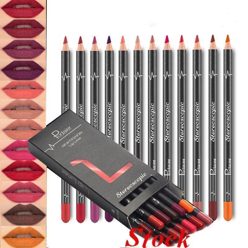 36 Color Lip Liner Waterproof Non-smudge Nude Color Maisonore