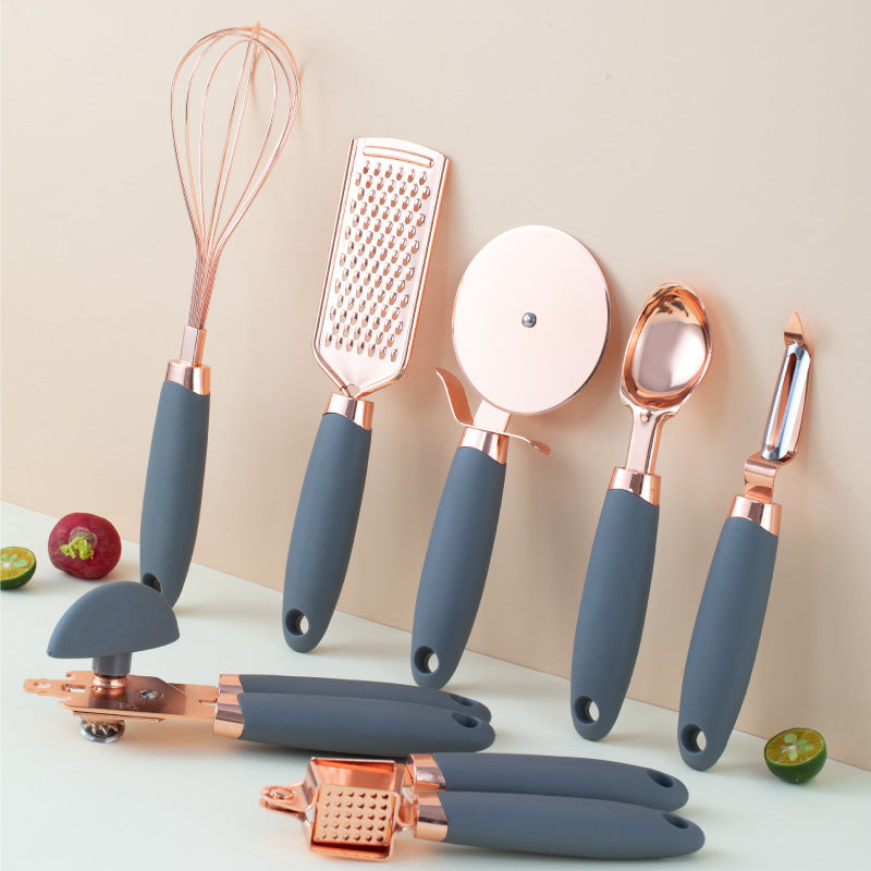 Kitchen Household Peeler Gadget Copper Plating Set Maisonore