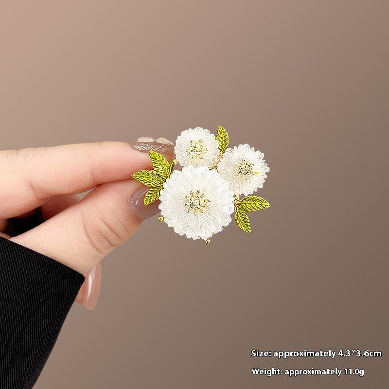 New Alloy Brooch High Sense Niche High-end Pin Coat Suit High-end All-match Corsage Maisonore