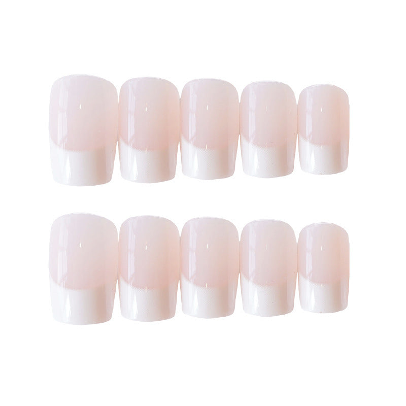 24 Pieces Of French Long Fake Nails Maisonore