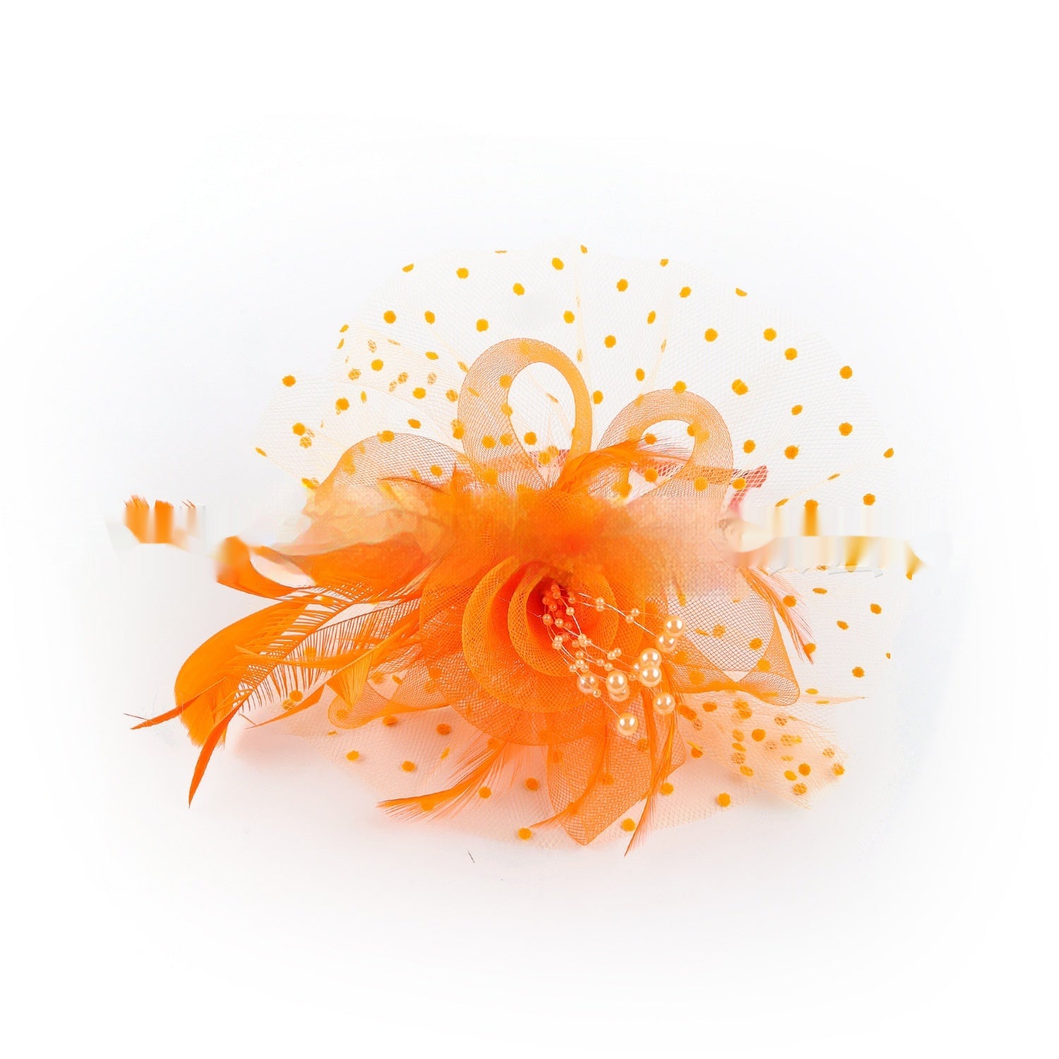 Headwear Bridal Hair Accessories Mesh Billycock Headband Maisonore