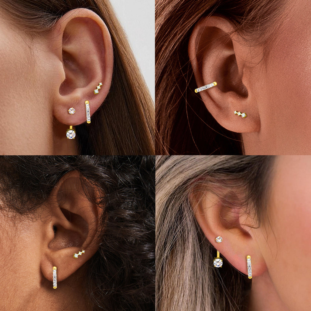 Stainless Steel Ring-shaped Titanium Steel Earrings Maisonore