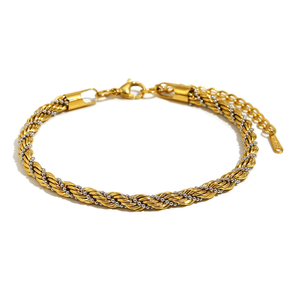 Anklet Twist Beads Winding Bracelet Maisonore