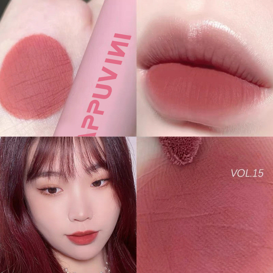 Lipstick Lip Glaze Cream Apricot Lipstick Maisonore