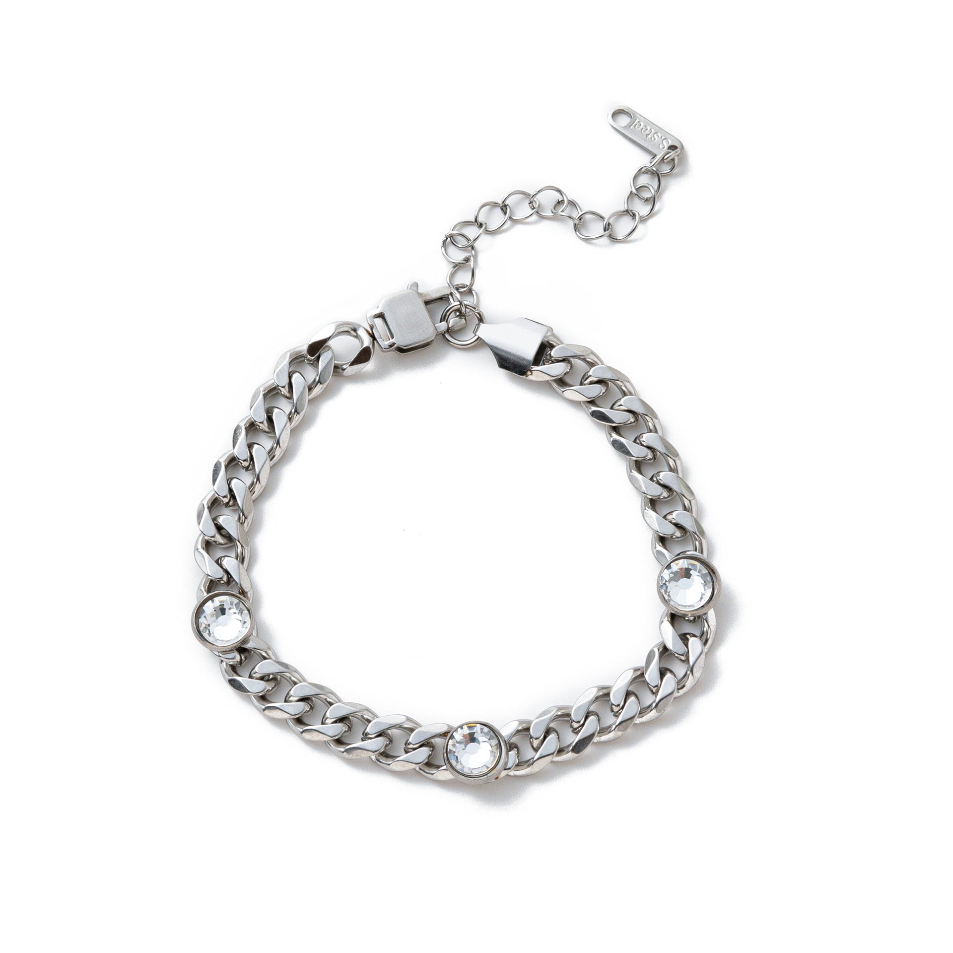 Electroplating Gold Hip-hop Titanium Steel Bracelet Necklace Color Protection maisonore shop