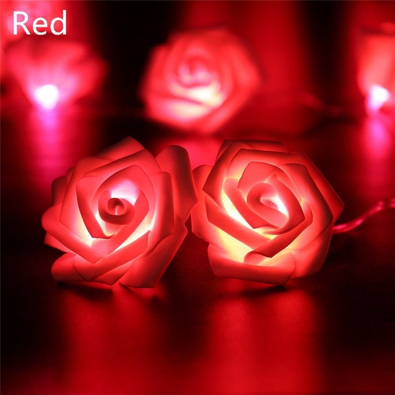 Lights Battery Powered Romantic Floral Lamp Wedding Valentines Day Maisonore