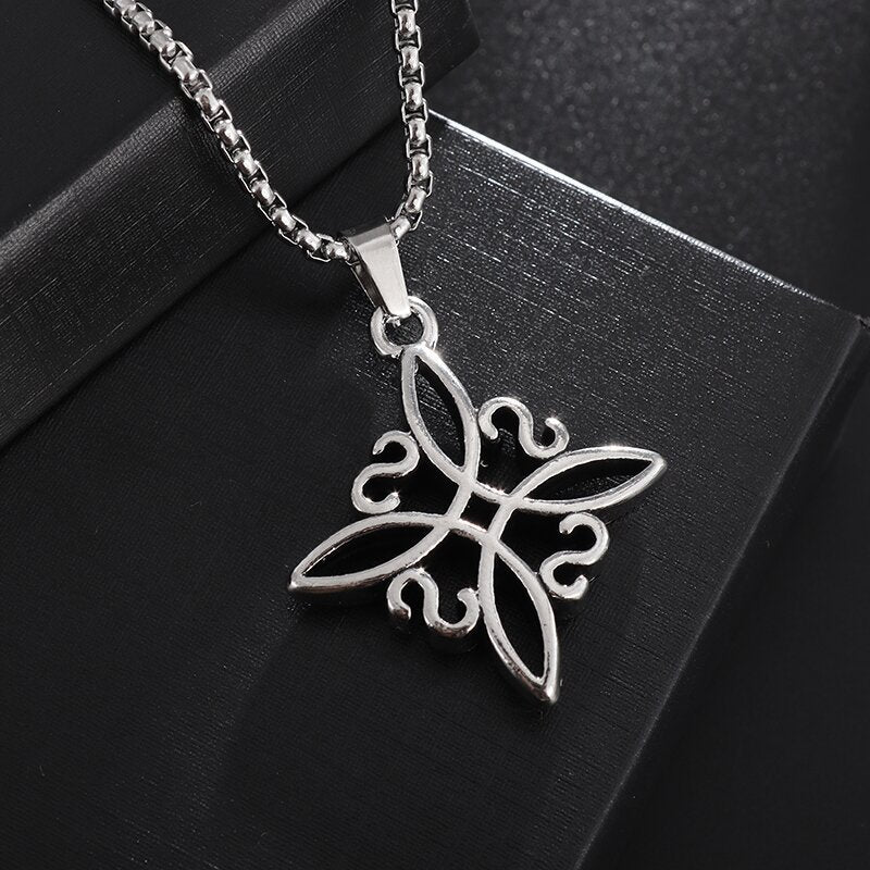 Sweet Classic Witch Knot Bracelet Ring Women's Stainless Steel Maisonore