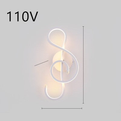 led wall lamp nordic minimalist bedroom bedside lamp Maisonore