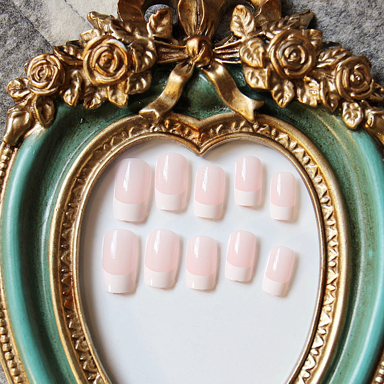 24 Pieces Of French Long Fake Nails Maisonore