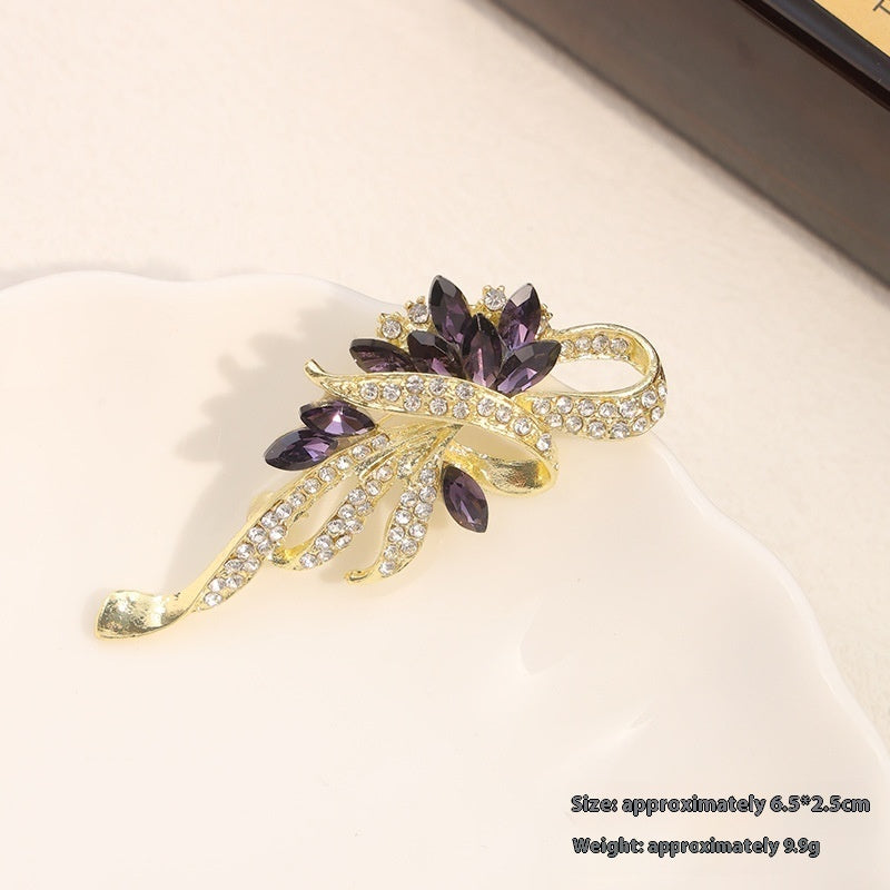 New Alloy Brooch High Sense Niche High-end Pin Coat Suit High-end All-match Corsage Maisonore