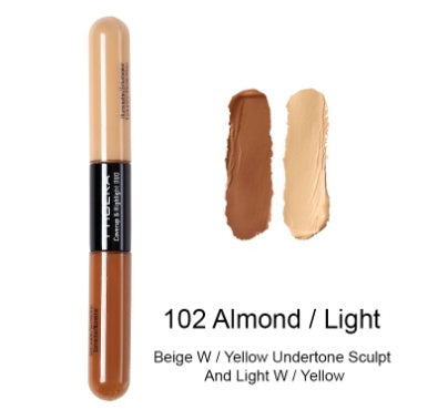 Double Heads Are Suitable For Any Skin Type Natural Color Brightening Liquid Concealer Maisonore