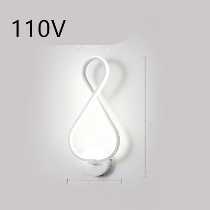 led wall lamp nordic minimalist bedroom bedside lamp Maisonore