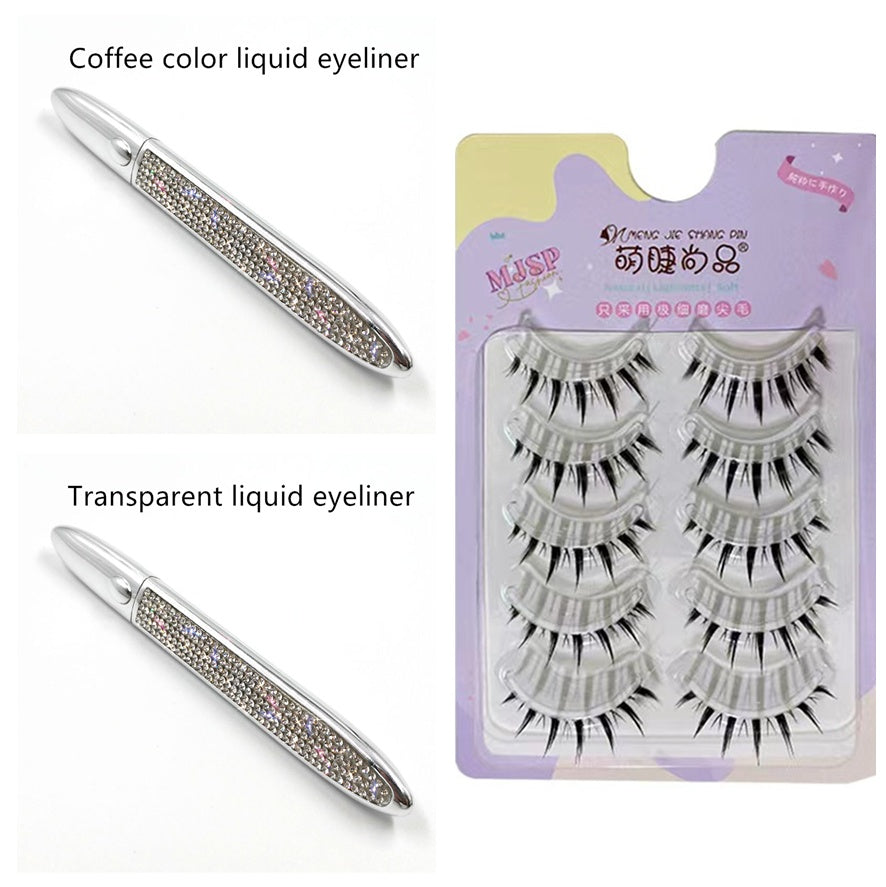 False Eyelashes Self-adhesive Eyeliner Multicolor Maisonore