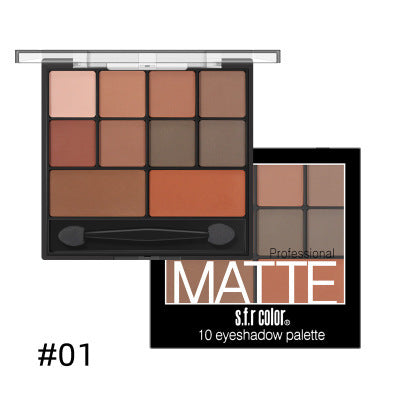 Eyeshadow Palette Pumpkin Smoky Makeup Nude Makeup Europe And America Maisonore