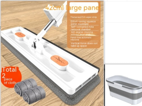 New Style Large Flat Mop 360 Rotating Mop Suitable Various Types Flooring Strong Water Absorption For Home Cleaning Floors maisonore