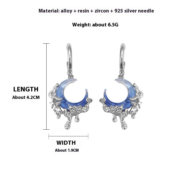 Blue Moon Series Fashion Necklace Earring Ring Maisonore