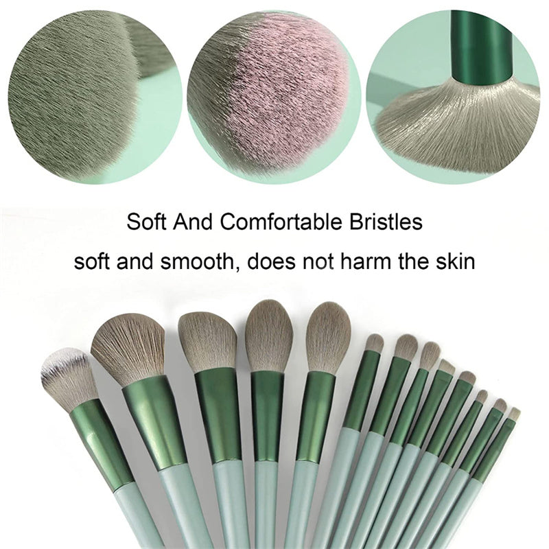13Pcs Makeup Brush Set Make Up Concealer Brush Blush Powder Brush Eye Shadow Highlighter Foundation Brush Cosmetic Beauty Tools Maisonore