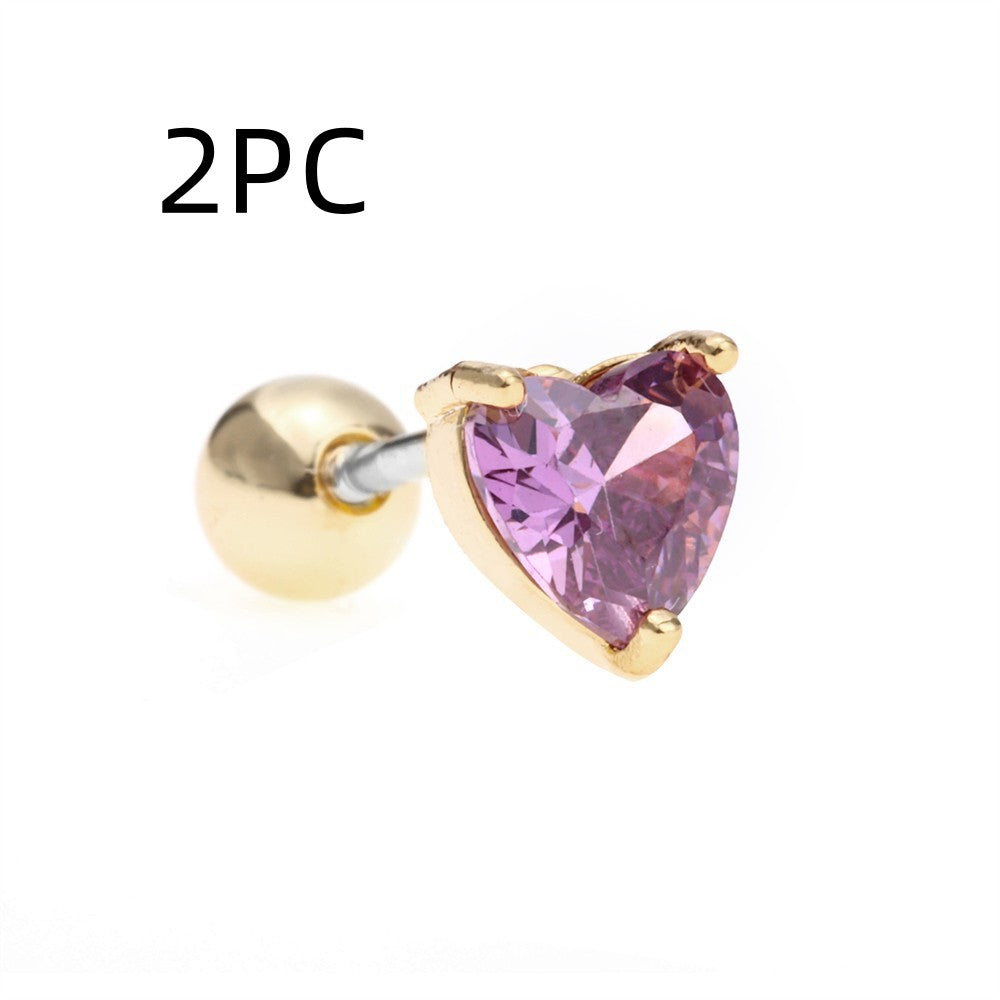 Korean-style Tassel Flower Screw Ball Ear Cartilage Piercing Maisonore