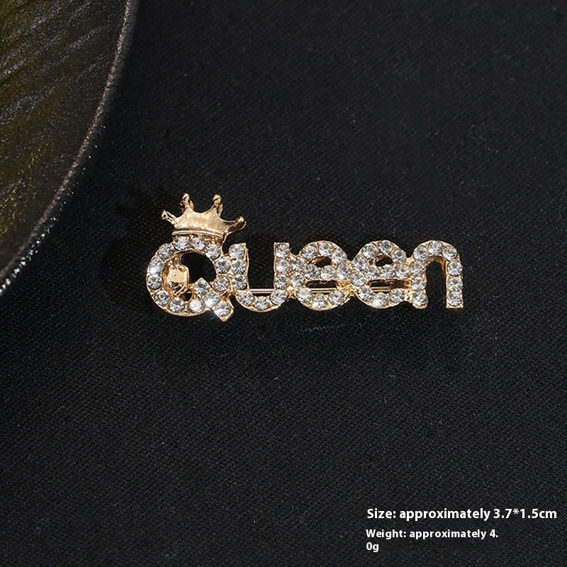 New Alloy Brooch High Sense Niche High-end Pin Coat Suit High-end All-match Corsage Maisonore